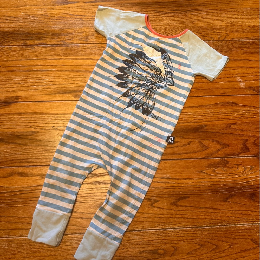 Rags to Raches Native Romper 2t